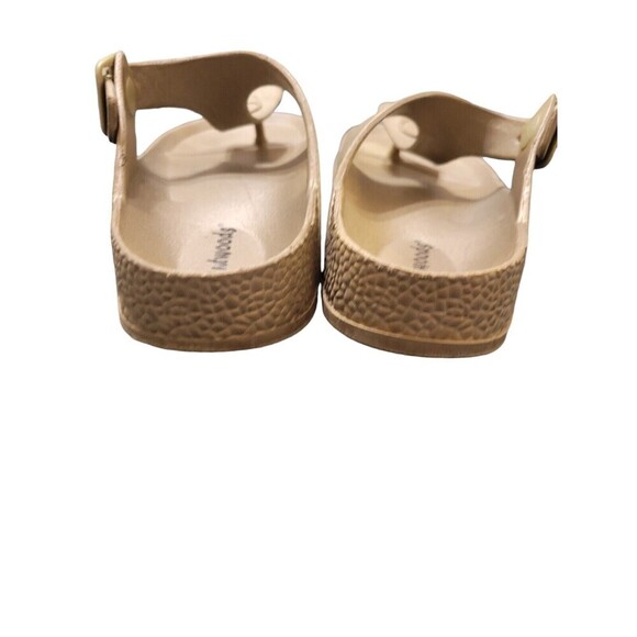 Outwoods Metallic Gold/Bronze Flip Flop Style Sandals Size 6 - Picture 6 of 7